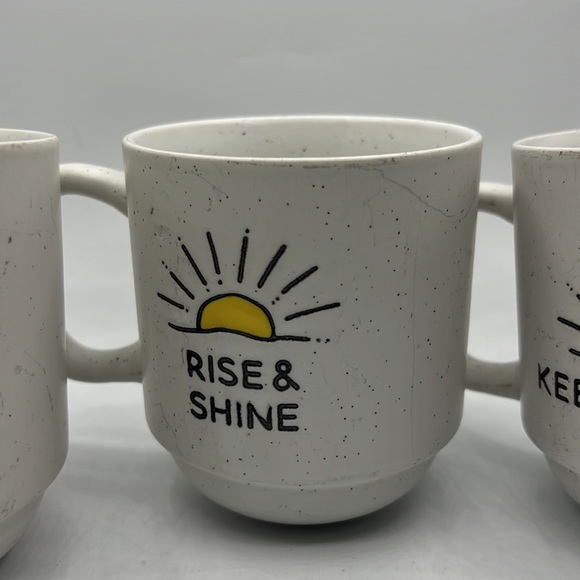 Boho Coffee Mugs Set of 3 - Picture 3 of 6